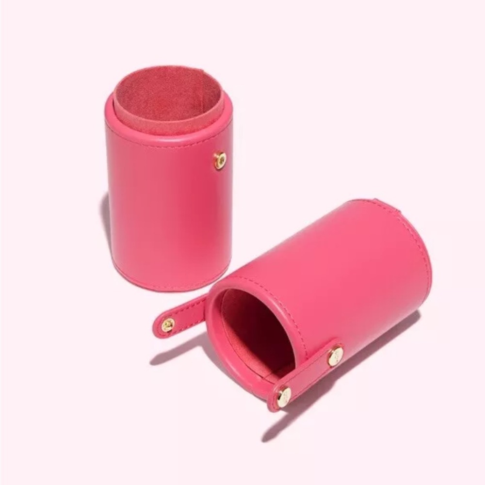 Stoney clover lane makeup brush holder nib nwt strawberry